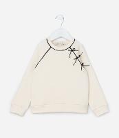 Casaco Infantil com Lacinhos e Viés Contrastantes - Tam 1 a 6 Anos - 1