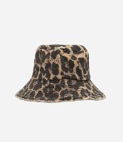 Chapéu Bucket em Sarja Animal Print Onça - 1