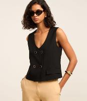 Colete Alfaiatado com Botões no Transpasse e Lapelas - 3