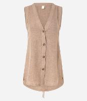 Blusa Longa em Chiffon com Amarração nas Costas - 1