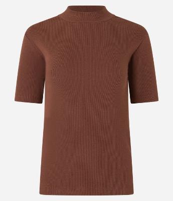 Blusa em Ribana com Golinha Alta