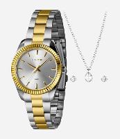  Kit Relógio Analógico Feminino Lince  - 1