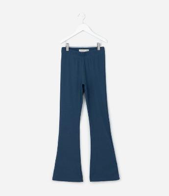 Calça Flare Infantil Básica em Ribana - Tam 5 a 14 anos