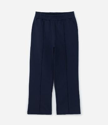 Calça Reta em Moletom Curve & Plus Size