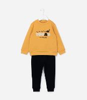 Conjunto Infantil com Bordado em Chenille de Dinos - Tam 1 a 6 Anos - 1