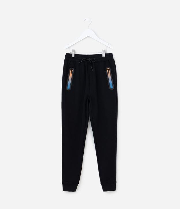 Calça Infantil em Tech Fleece com Bolso e Zíper - Tam 5 a 14 Anos - 1