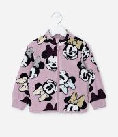 Jaqueta Infantil em Fleece com Estampa da Minnie - Tam 2 a 10 Anos - 1