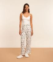 Calça de Pijama em Tecido Toque Suave com Estampa Stitch - 1