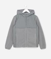 Jaqueta Esportiva Infantil com Forro Fleece e Capuz - Tam 5 a 14 anos - 1