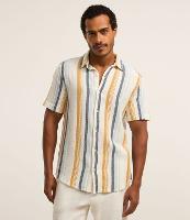 Camisa Regular com Textura e Listras Verticais - 2