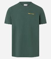 Camiseta em Algodão com Estampa Frente e Costas Paisley - 1