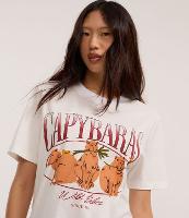 Camiseta T-shirt em Algodão com Estampa Capybaras - 2