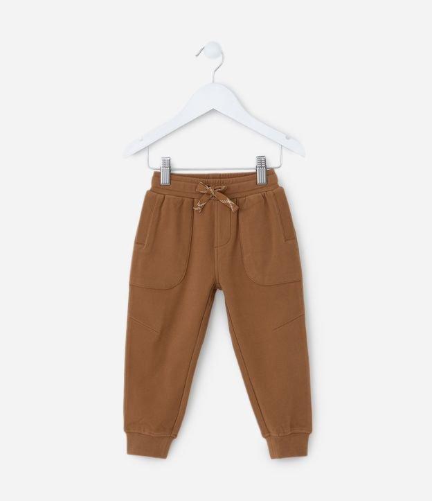 Calça Infantil em Fleece com Bolsos - Tam 1 a 5 Anos - 1