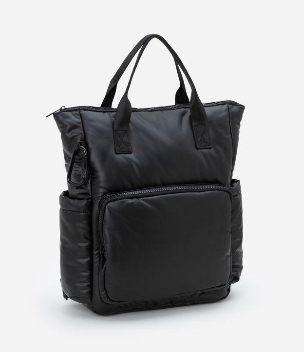 Bolsa Mochila Esportiva Grande com Bolsos Funcionais e Gorgurão - 1