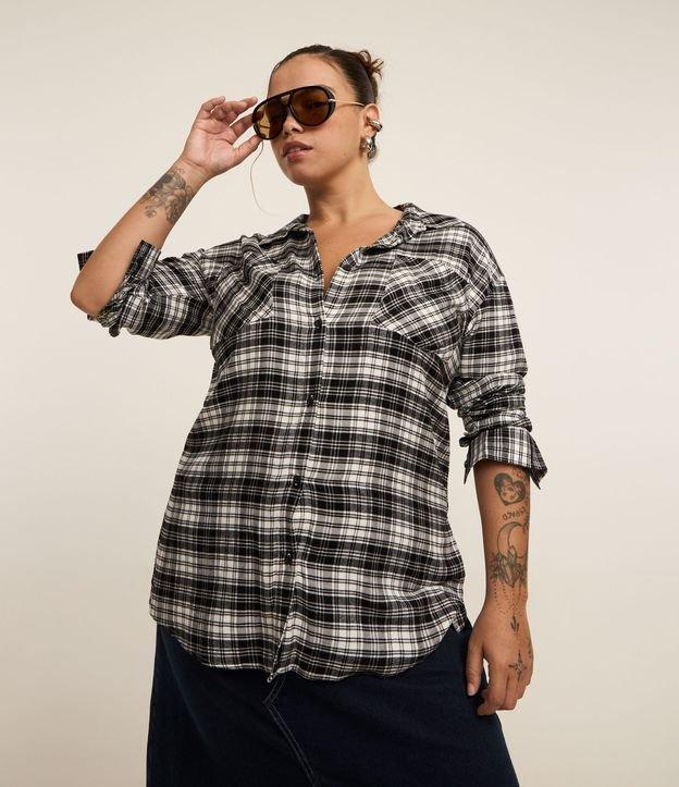 Camisa Flanela Xadrez Curve & Plus Size - 2