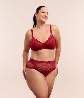 Calcinha Caleçon em Renda Curve & Plus Size