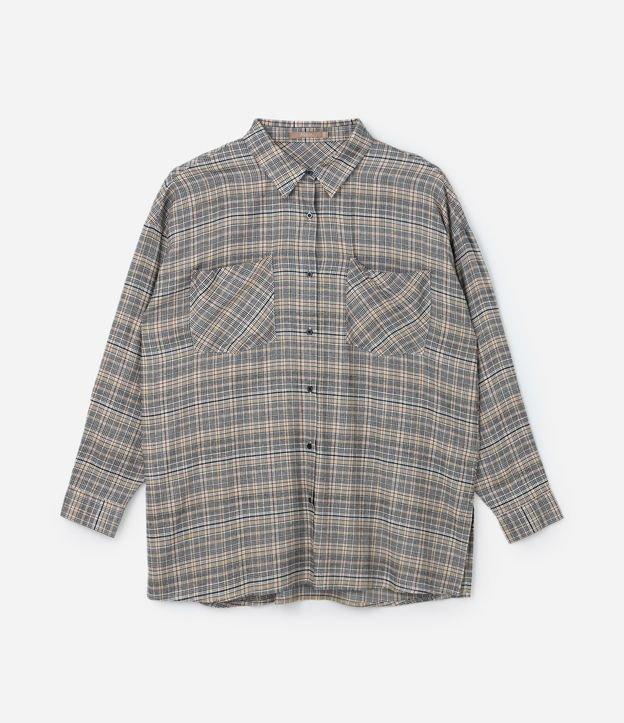 Camisa Flanela Xadrez Curve & Plus Size - 1