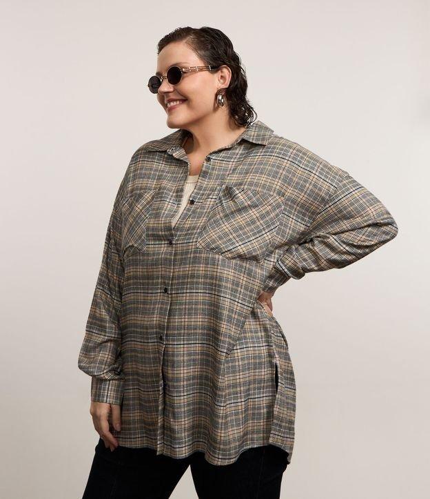 Camisa Flanela Xadrez Curve & Plus Size - 2