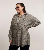 Camisa Flanela Xadrez Curve & Plus Size - 2