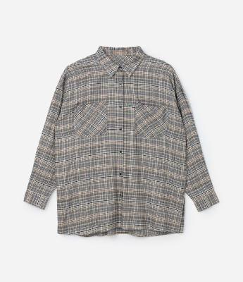 Camisa Flanela Xadrez Curve & Plus Size