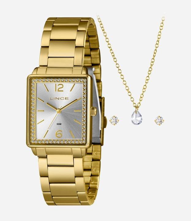 Kit Relógio Analógico Feminino Lince  - 1