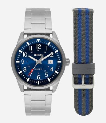 Kit Relógios Orient Masculino Automático Solartech MBSS1452-D2SX