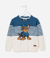 Suéter Infantil com Estampa Chase Patrulha Canina - Tam 1 a 6 Anos - 1