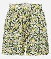 Short Curto em Viscolinho com Estampa Cogumelos - 1