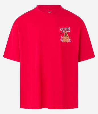 Camiseta Boxy em Algodão com Estampa Capivara