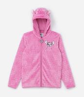 Jaqueta Infantil em Fleece com Bordado e Orelhinhas da Angel - Tam 5 a 14 Anos - 1