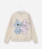 Casaco Infantil com Estampa Stitch e Angel - Tam 5 a 14 Anos - 1