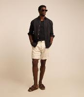 Bermuda em Tela Texturizada com Cordão Interno - 1