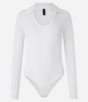 Body com Decote Redondo e Lapela - 1