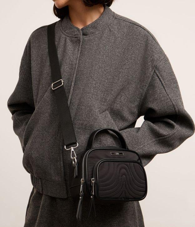 Bolsa Câmera Bag Pequena com Textura em Matelassê - 2