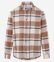 Camisa Regular em Flanela com Estampa Xadrez - 1