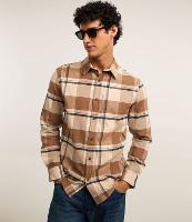 Camisa Regular em Flanela com Estampa Xadrez - 2