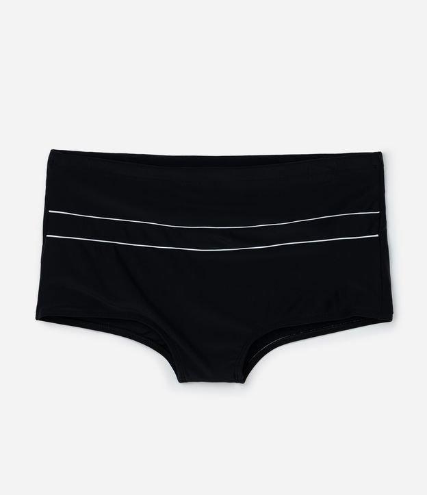 Sunga em Poliamida com Detalhe em Listras Horizontais - 1