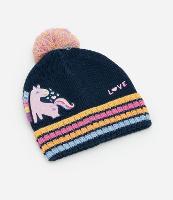 Gorro Infantil com Pompom e Estampa Unicórnio - Tam Único - 1