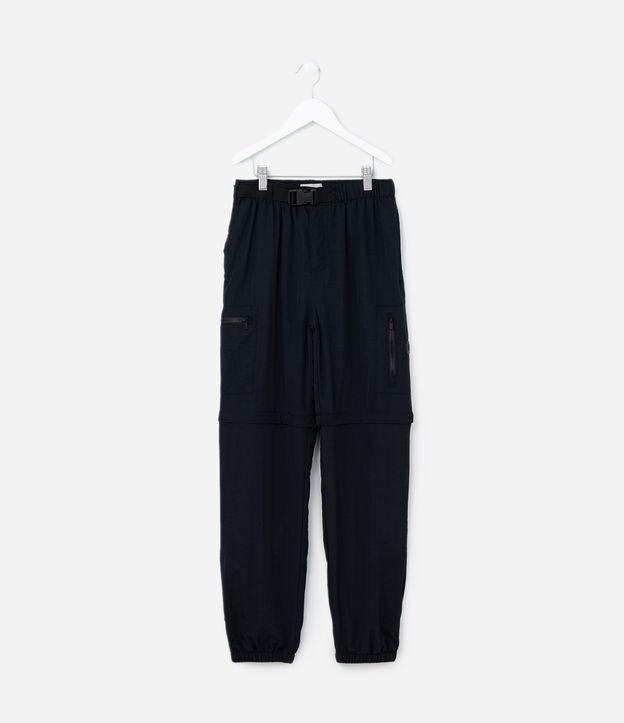 Calça Infantil em Microfibra Vira Bermuda - Tam 5 a 14 Anos - 1