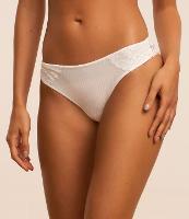 Calcinha Biquíni em Renda com Babados com Fios - 2