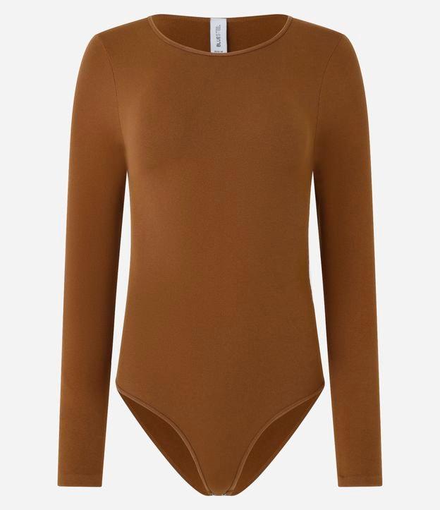 Body Seamless em Poliamida com Manga Longa - 1