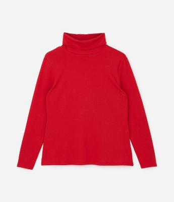 Blusa em Ribana com Gola Alta Curve & Plus Size
