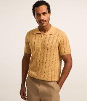 Camisa Polo em Algodão com Textura Zig Zag - 1