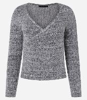 Blusa em Viscose com Decote V Transpassado - 1