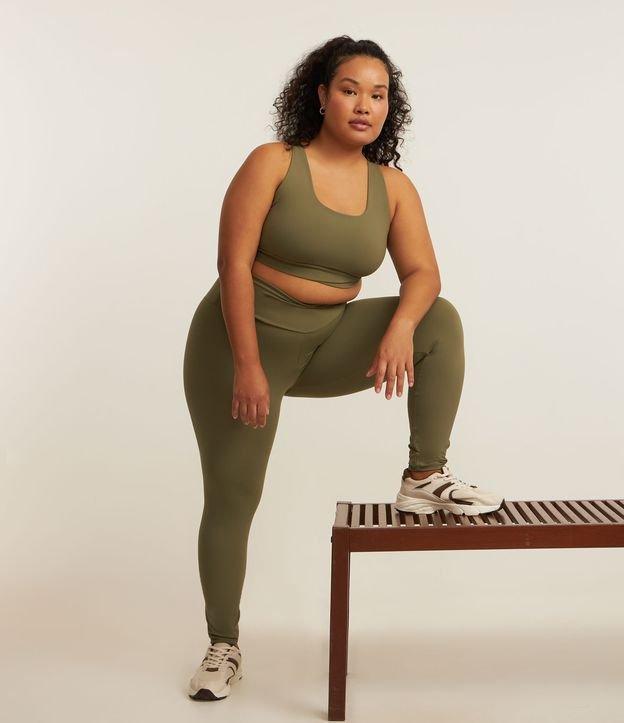 Calça Legging Tecnologia Dry Cós Sobreposto Curve & Plus Size - 2