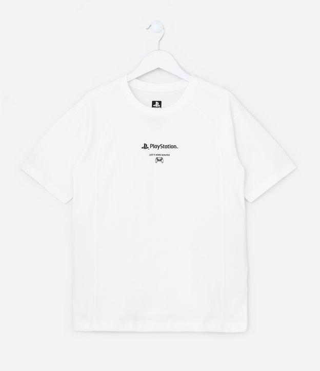 Camiseta Infantil Texturizada com Estampa Playstation - Tam 5 a 14 Anos - 1
