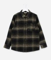 Camisa Infantil em Flanela com Estampa Xadrez - Tam 5 a 14 Anos - 1