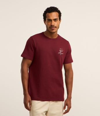 Camiseta em Algodão  Estampa Lettering Club de Regate