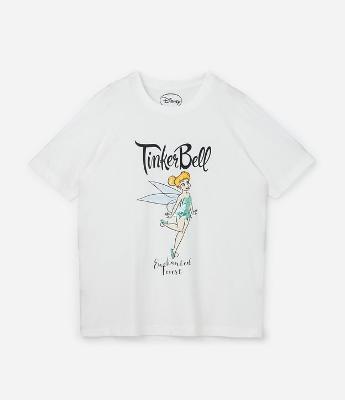 Blusa com Estampa Tinker Bell em Paetê Curve & Plus Size