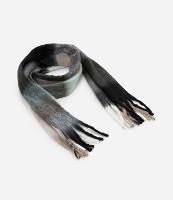 Cachecol em Tricô com Estampa Quadriculada - 1